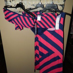 DKNY Three Piece Swimsuit Coverup XS NEW (GG-43)